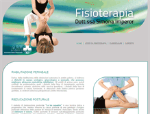 Tablet Screenshot of fisioterapia-pinerolo.it